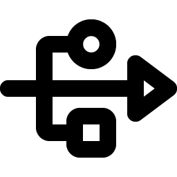 usb bold icon