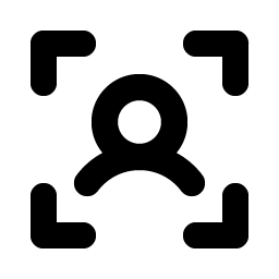 user focus bold icon