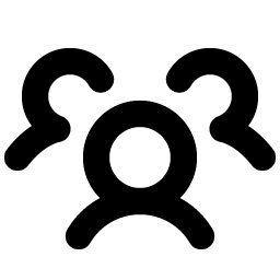 users three bold icon