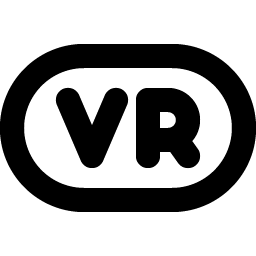 virtual reality bold icon