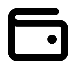 wallet bold icon