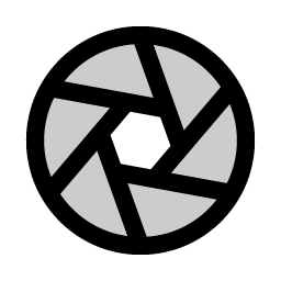 aperture duotone icon