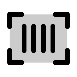 barcode duotone icon
