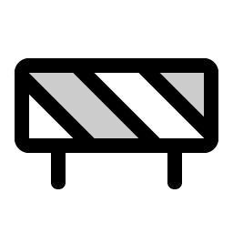 barricade duotone icon