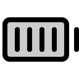 battery full duotone icon