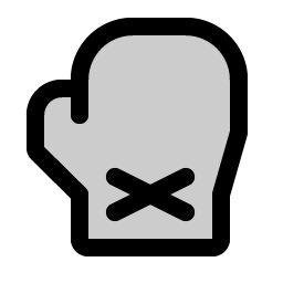 boxing glove duotone icon