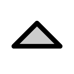 caret up duotone icon