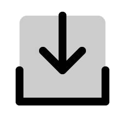 download simple duotone icon