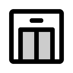 elevator duotone icon