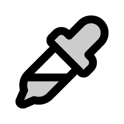 eyedropper sample duotone icon