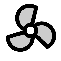 fan duotone icon