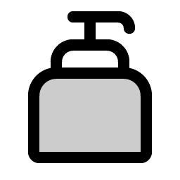 hand soap duotone icon