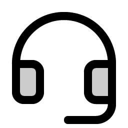 headset duotone icon