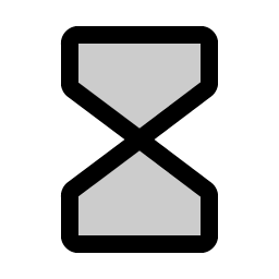 hourglass duotone icon
