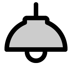 lamp pendant duotone icon