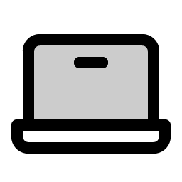 laptop duotone icon