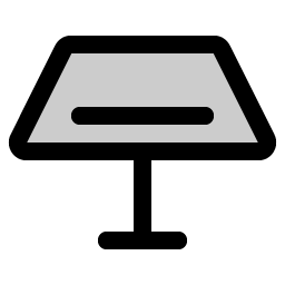 lectern duotone icon