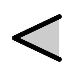 less than duotone icon