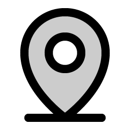 map pin line duotone icon