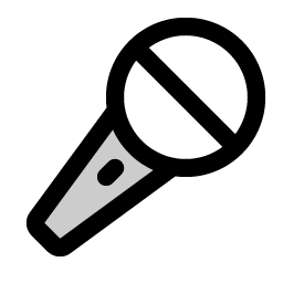 microphone stage duotone icon