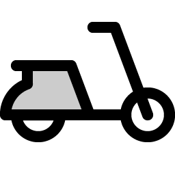 moped duotone icon