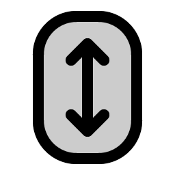 mouse scroll duotone icon