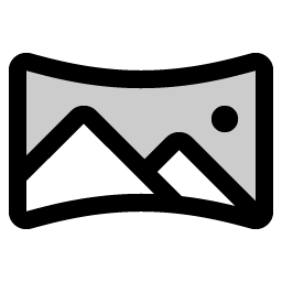 panorama duotone icon