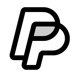 paypal logo duotone icon