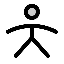 person simple duotone icon