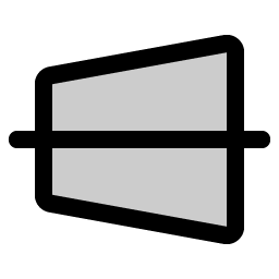 perspective duotone icon