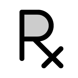 prescription duotone icon