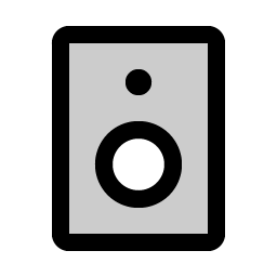 speaker hifi duotone icon