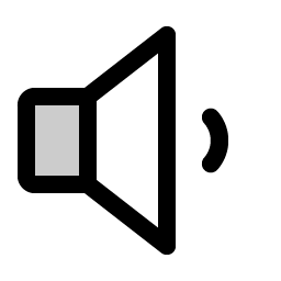 speaker low duotone icon