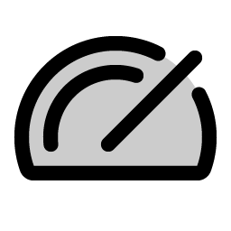speedometer duotone icon