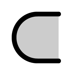 subset proper of duotone icon