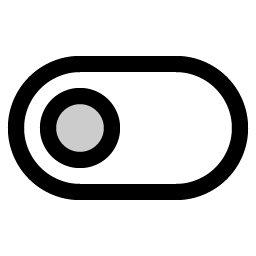 toggle left duotone icon