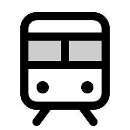 train duotone icon
