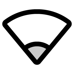 wifi low duotone icon