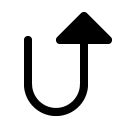 arrow u right up fill icon