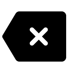 backspace fill icon