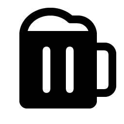 beer stein fill icon