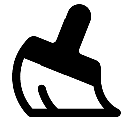 broom fill icon