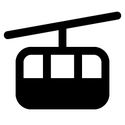 cable car fill icon