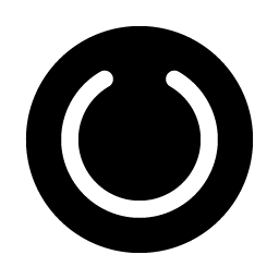 circle notch fill icon