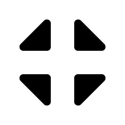 corners in fill icon