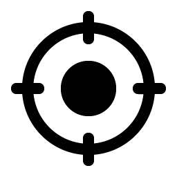 crosshair fill icon