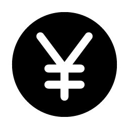 currency jpy fill icon