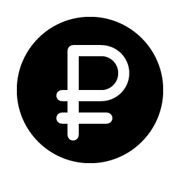 currency rub fill icon