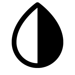 drop half fill icon