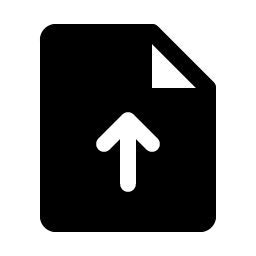file arrow up fill icon
